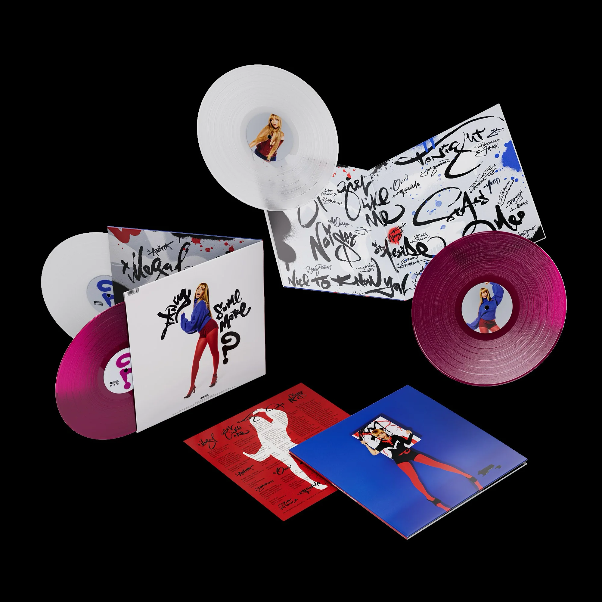 PinkPantheress - Fancy Some More? 2xlp Ultra Clear + Transparent Purple Coloured Vinyl - Image 2